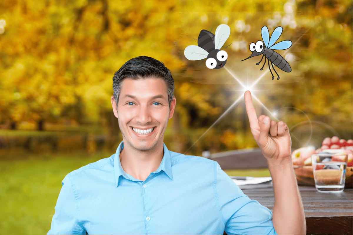 Ventilatore repellente mosche e zanzare